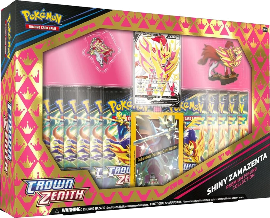 Crown Zenith — Shiny Zamazenta Premium Figure Collection sealed Pokémon product