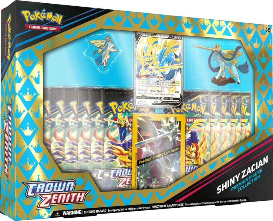 Crown Zenith — Shiny Zacian Premium Figure Collection sealed Pokémon product