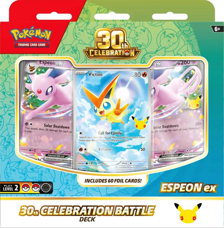 30th Celebration — Espeon ex Battle Deck sealed Pokémon product